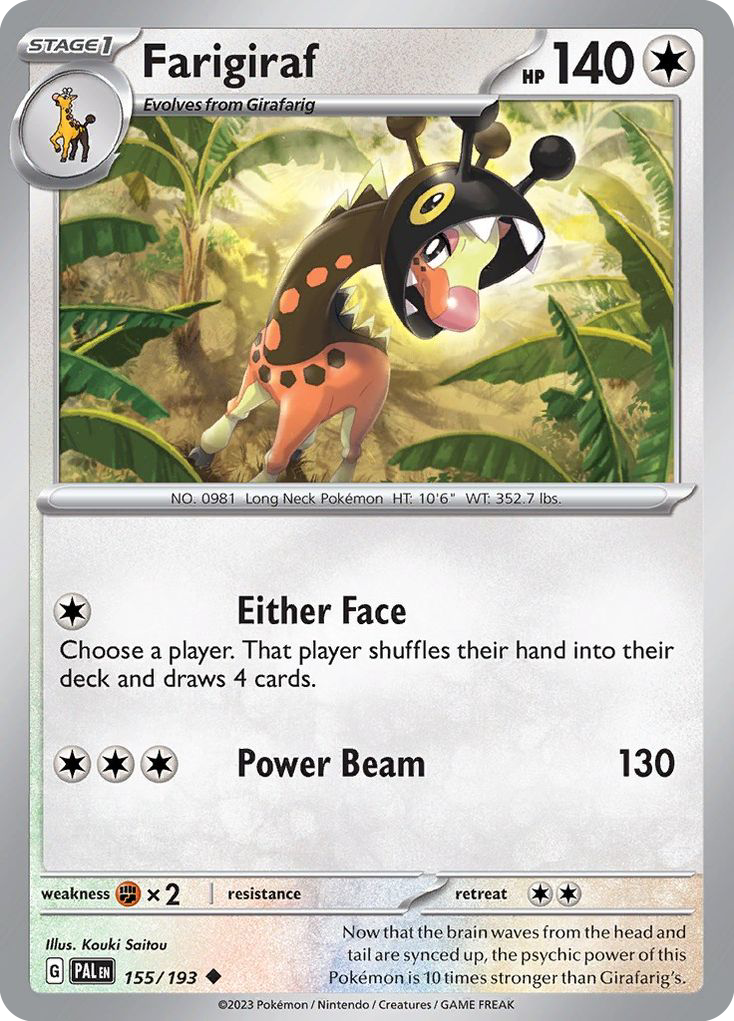 Farigiraf - 155/193 - Reverse Holofoil