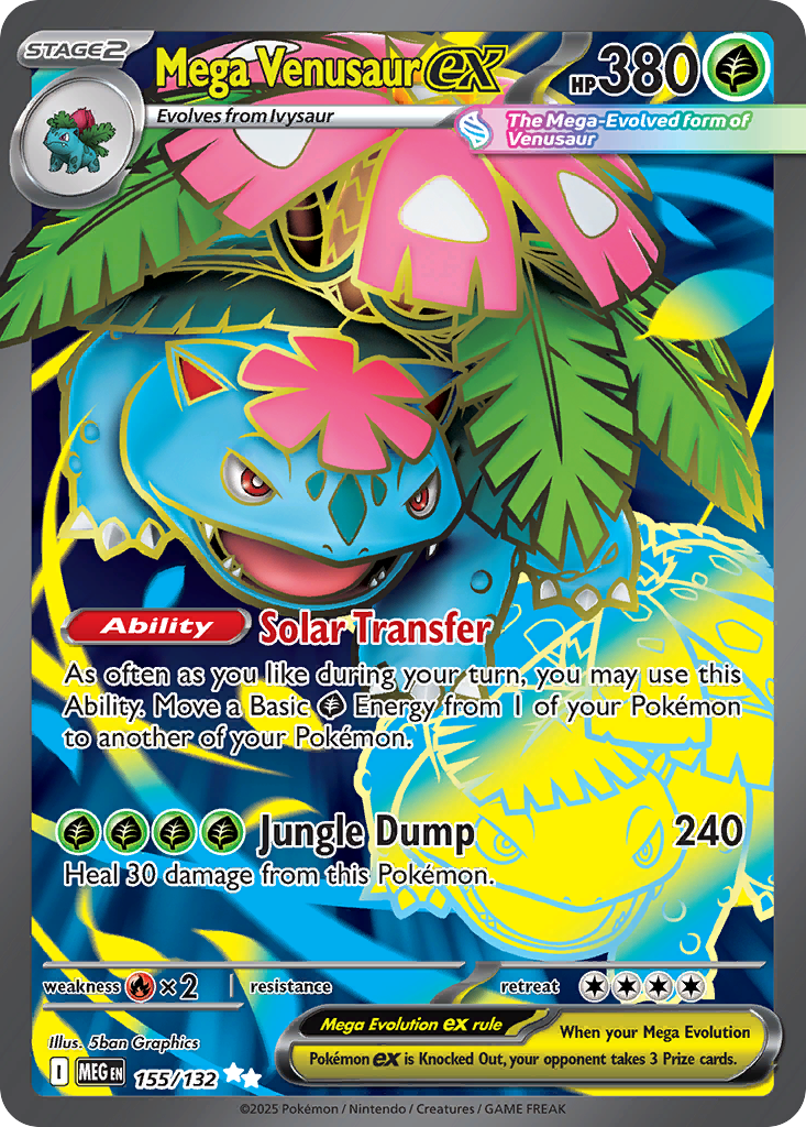 Mega Venusaur ex  - 155/132