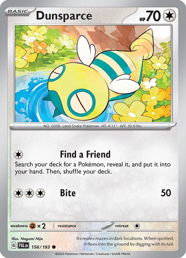 Dunsparce - 156/193 - Reverse Holofoil