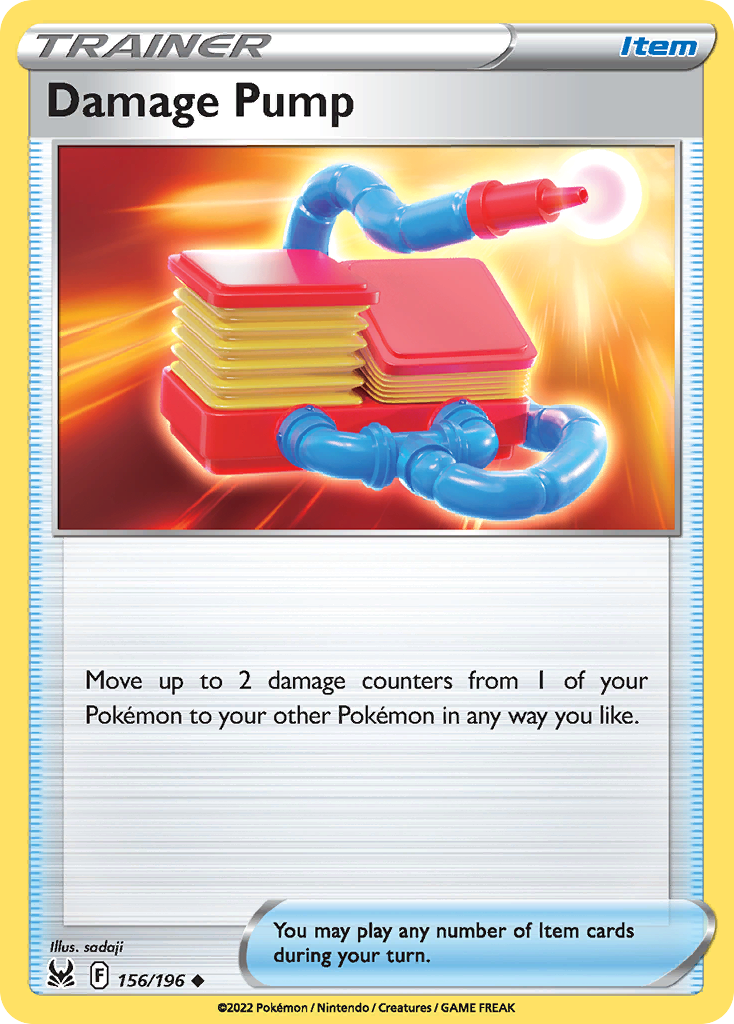 Damage Pump - 156/196 - Reverse Holofoil