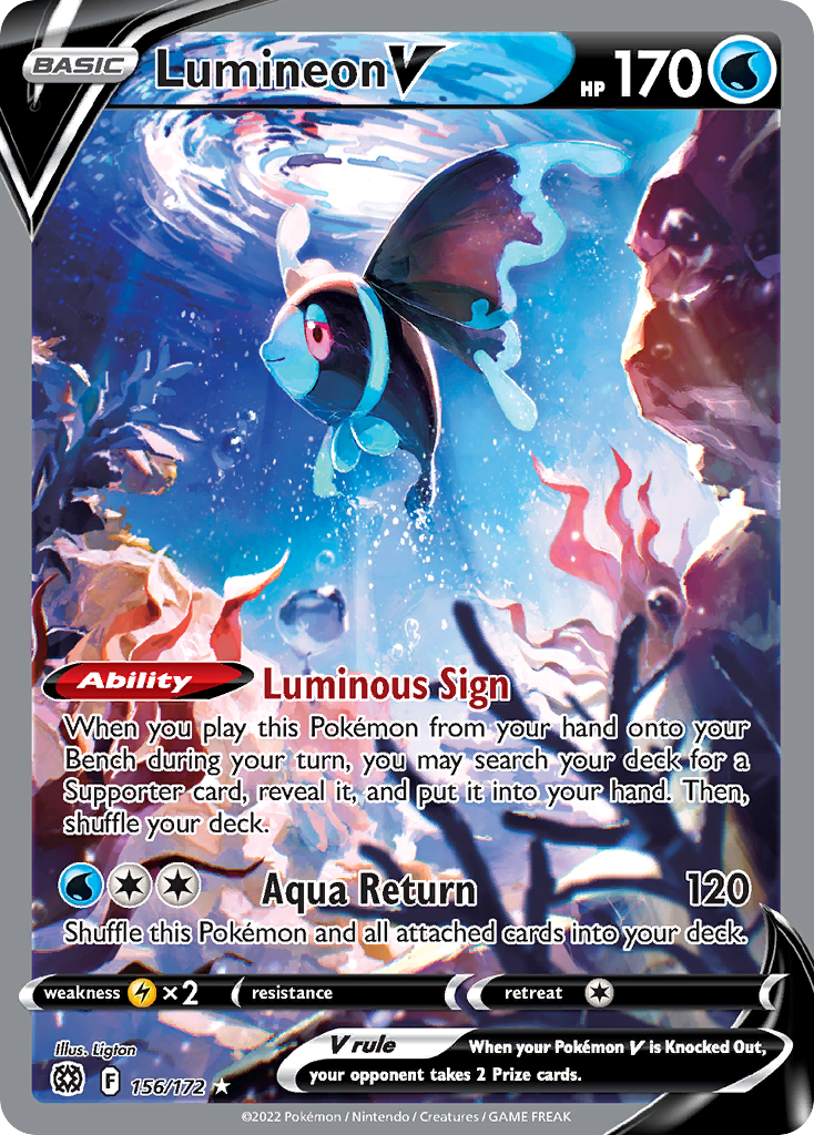 Lumineon V (Alternate Full Art) - 156/172