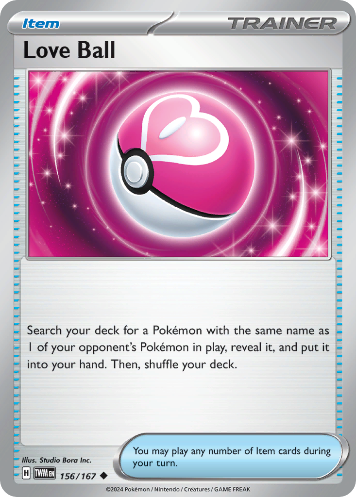 Love Ball - 156/167 - Reverse Holofoil