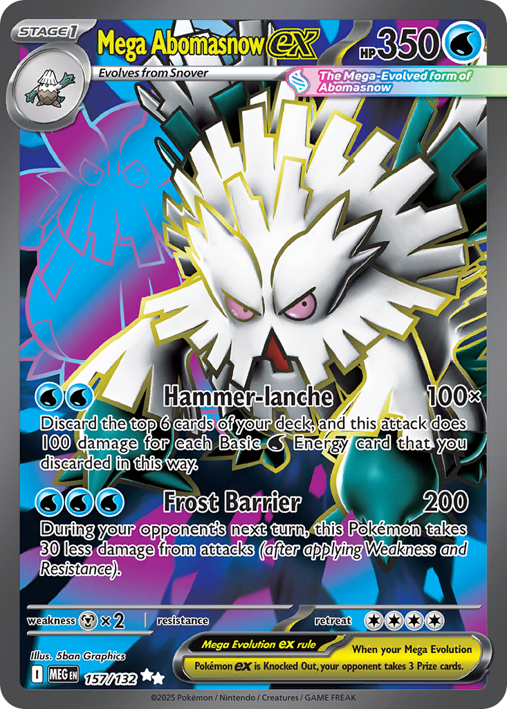Mega Abomasnow ex  - 157/132