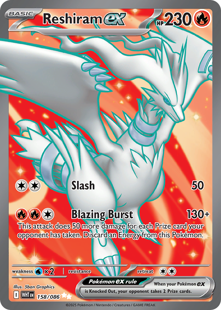 Reshiram ex  - 158/086