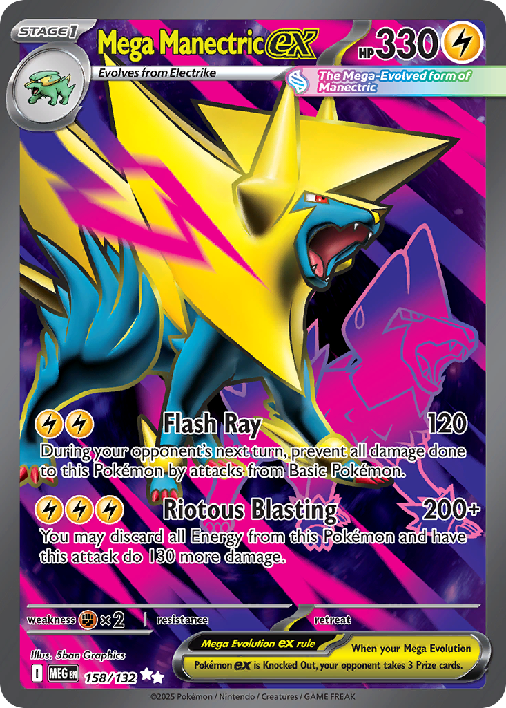 Mega Manectric ex  - 158/132