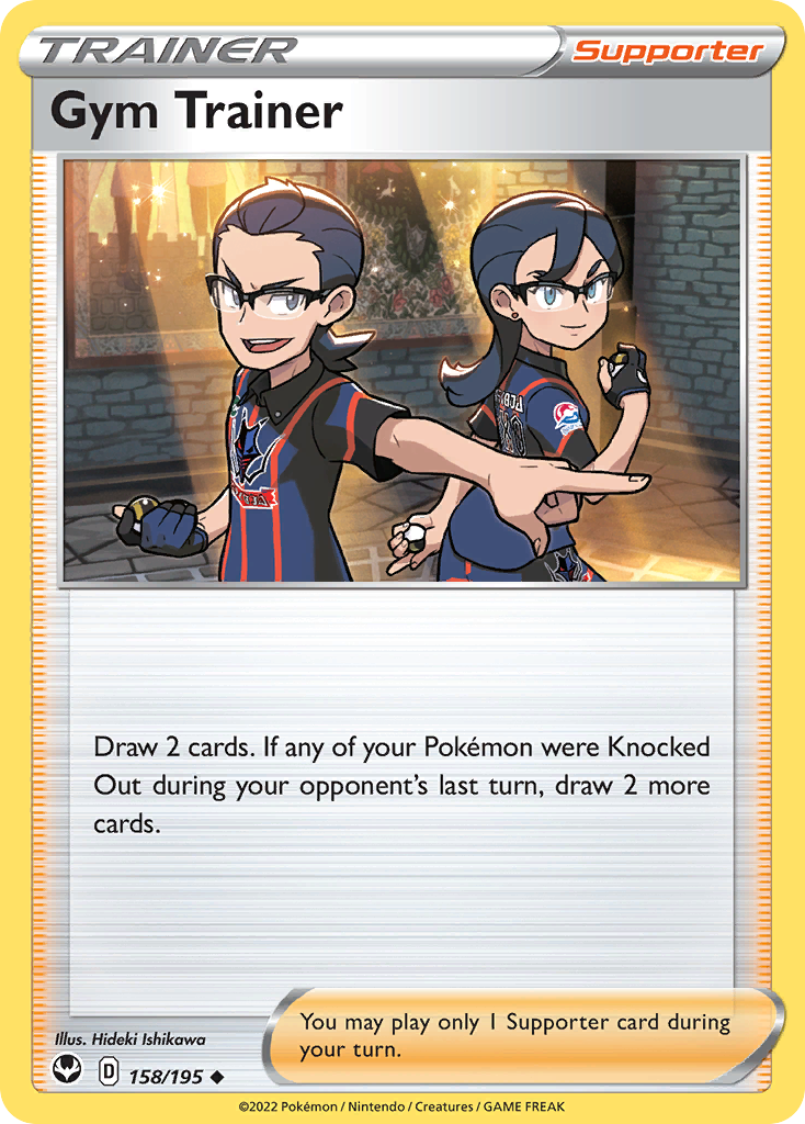 Gym Trainer - 158/195 - Reverse Holofoil