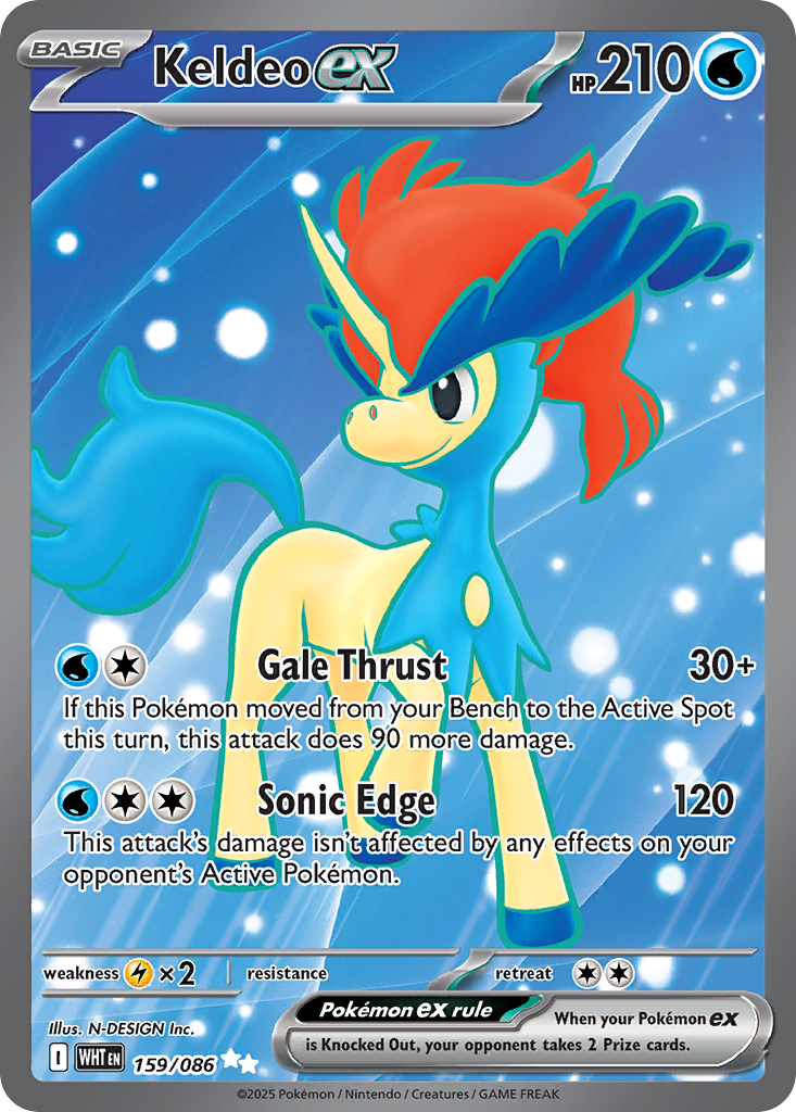 Keldeo ex  - 159/086