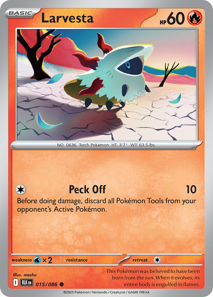 Larvesta (Master Ball Pattern) - 015/086
