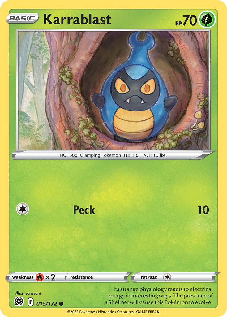 Karrablast - 015/172 - Reverse Holofoil