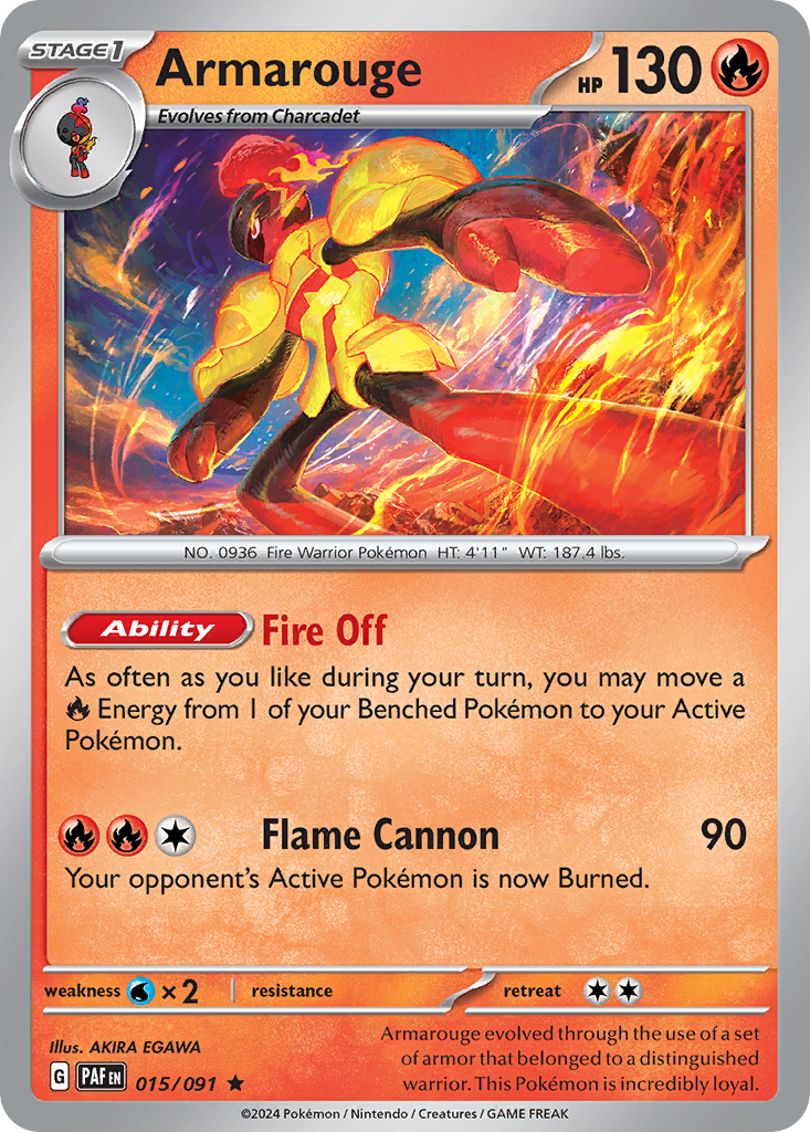Armarouge  - 015/091 - Reverse Holofoil