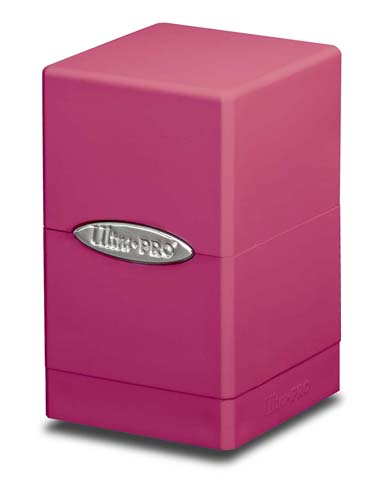 Deck Box Satin Tower v2 Bright Pink