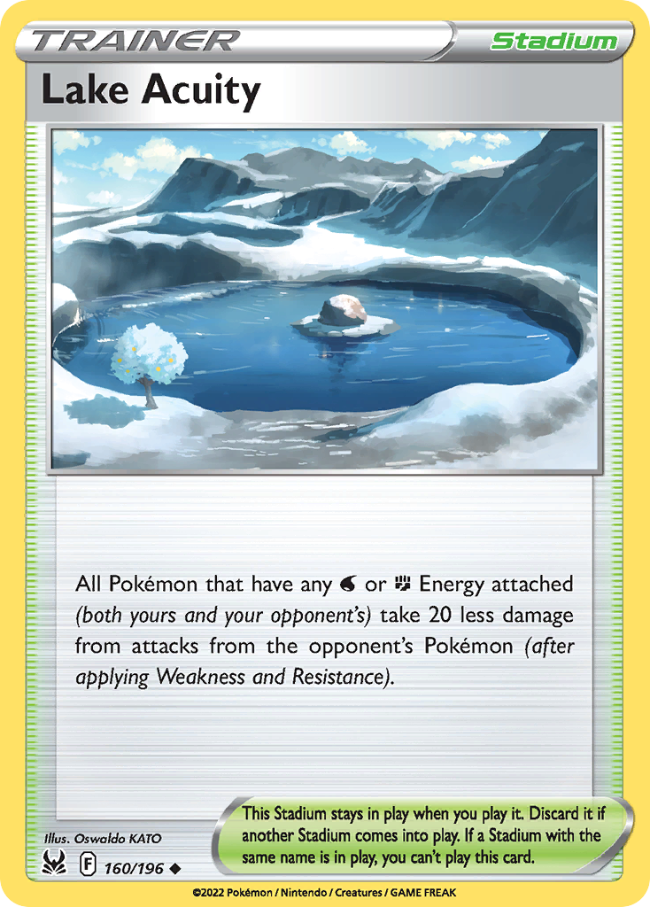 Lake Acuity - 160/196 - Reverse Holofoil