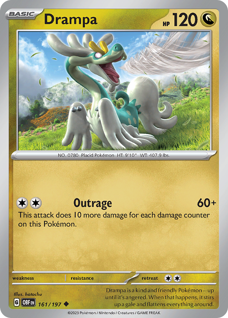 Drampa - 161/197 - Reverse Holofoil