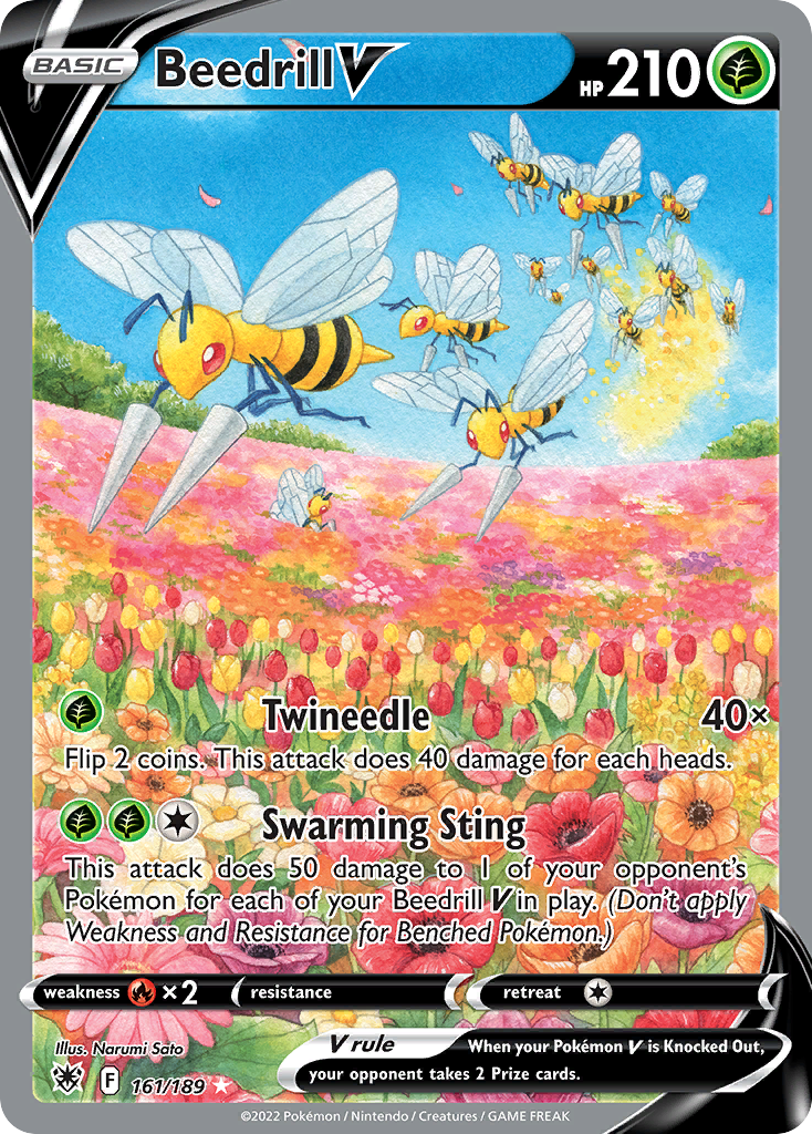 Beedrill V (Alternate Full Art) - 161/189
