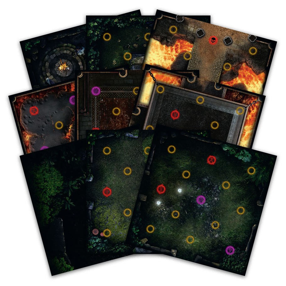 Dark Souls: the Board Game Darkroot & IK Tile Miniature Accessories Set