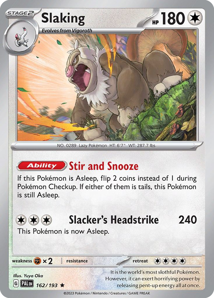 Slaking - 162/193 - Reverse Holofoil