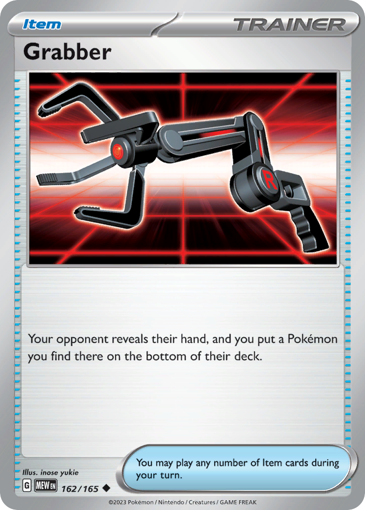 Grabber - 162/165 - Reverse Holofoil