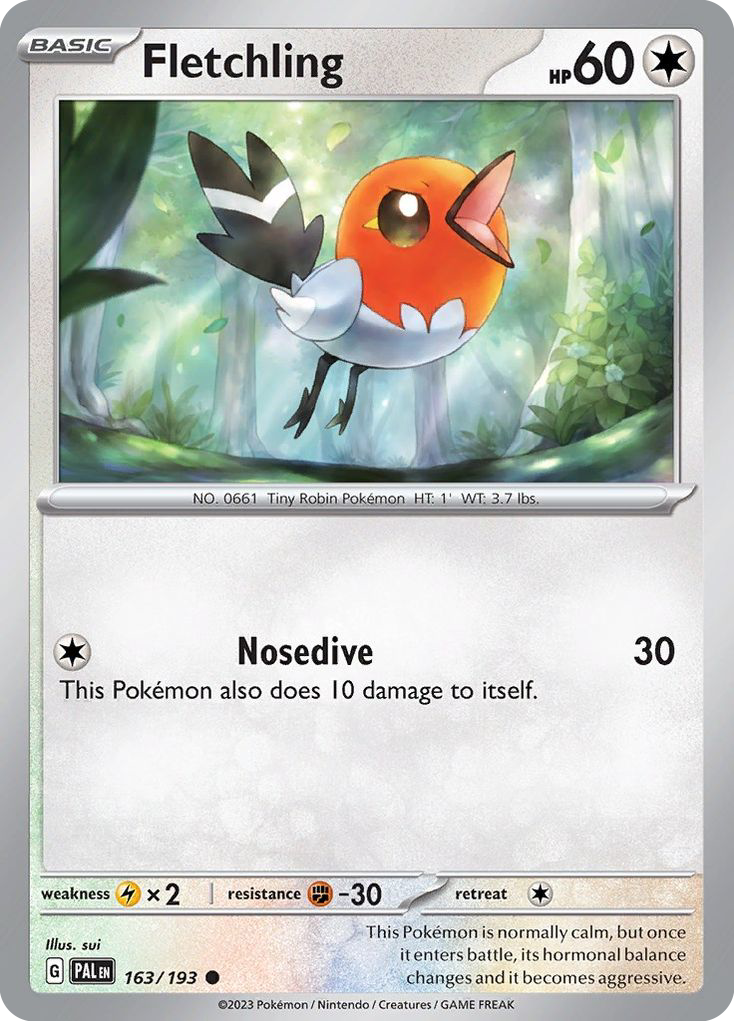 Fletchling - 163/193 - Reverse Holofoil