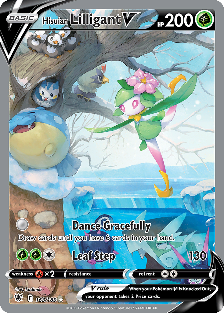 Hisuian Lilligant V (Alternate Full Art) - 163/189