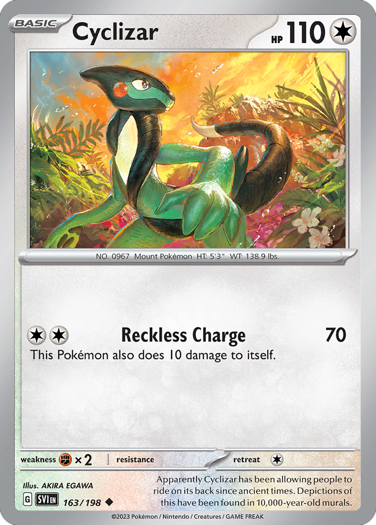 Cyclizar  - 163/198 - Reverse Holofoil