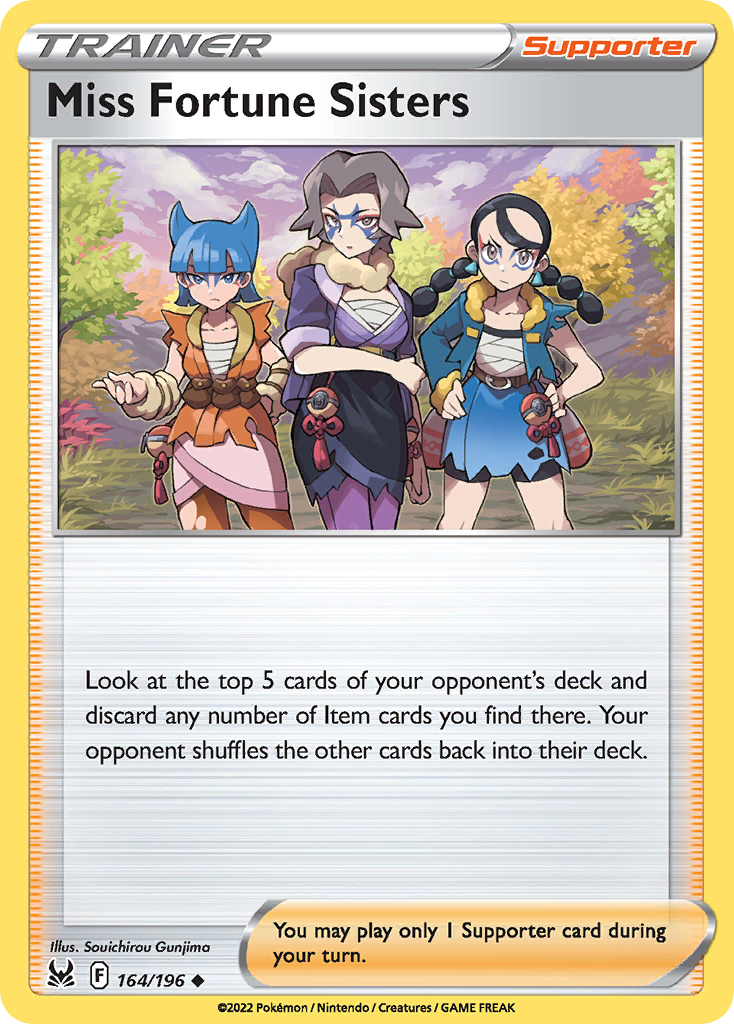Miss Fortune Sisters - 164/196 - Reverse Holofoil