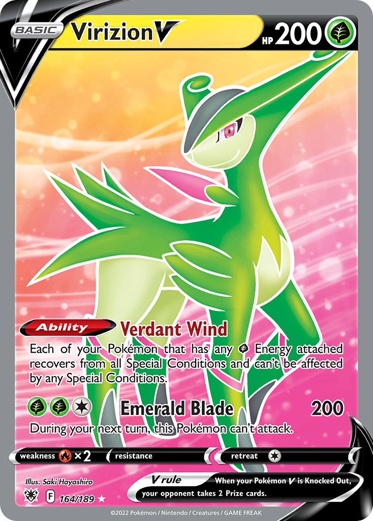 Virizion V (Full Art) - 164/189