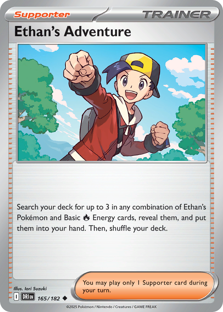 Ethan's Adventure  - 165/182 - Reverse Holofoil