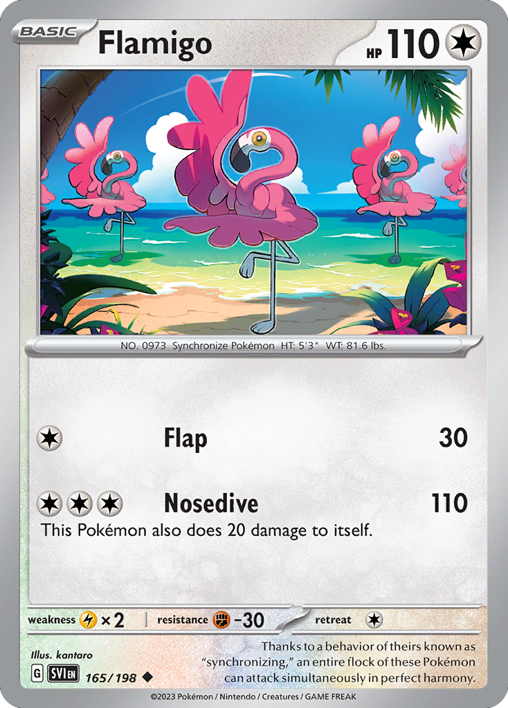 Flamigo - 165/198 - Reverse Holofoil