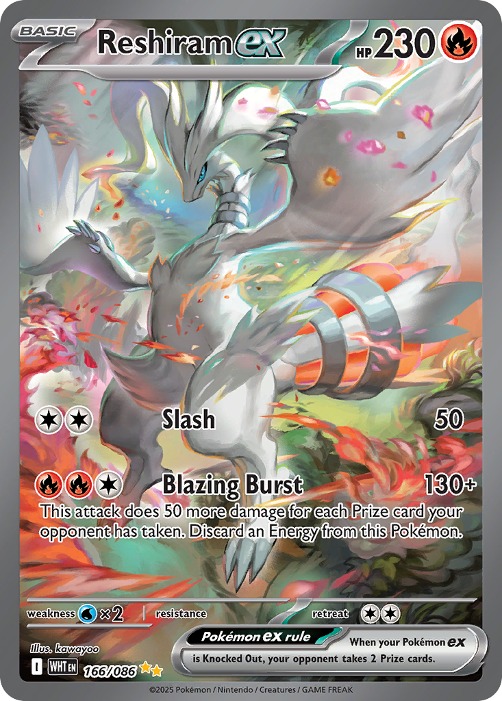 Reshiram ex  - 166/086