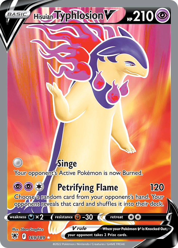 Hisuian Typhlosion V (Full Art) - 169/189