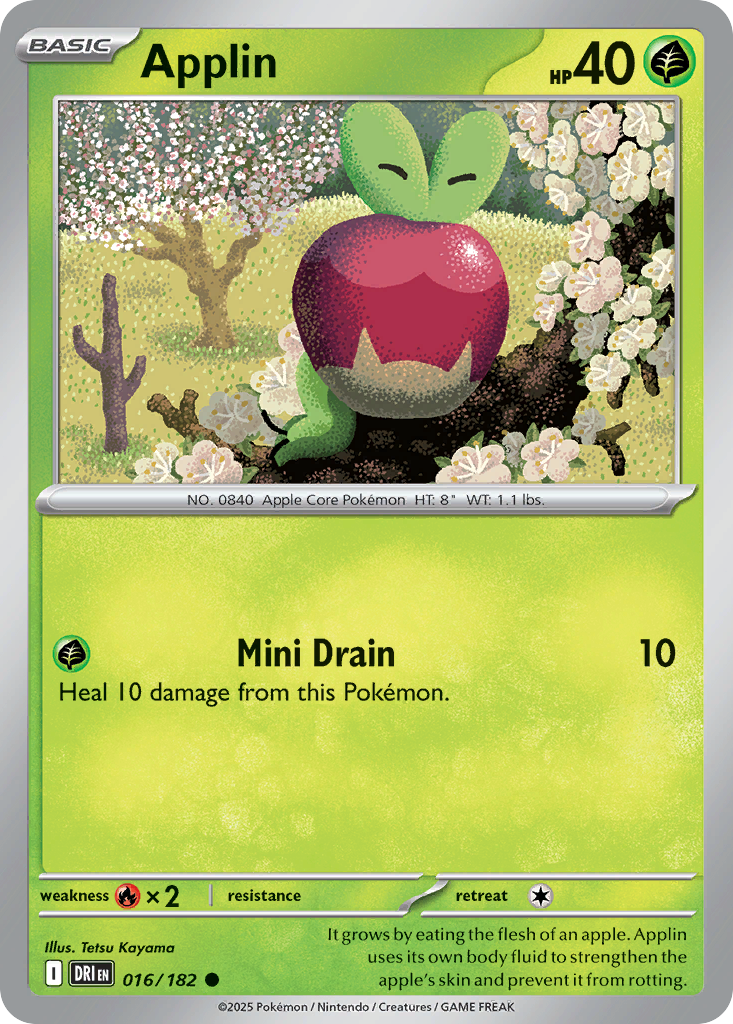 Applin - 016/182 - Reverse Holofoil