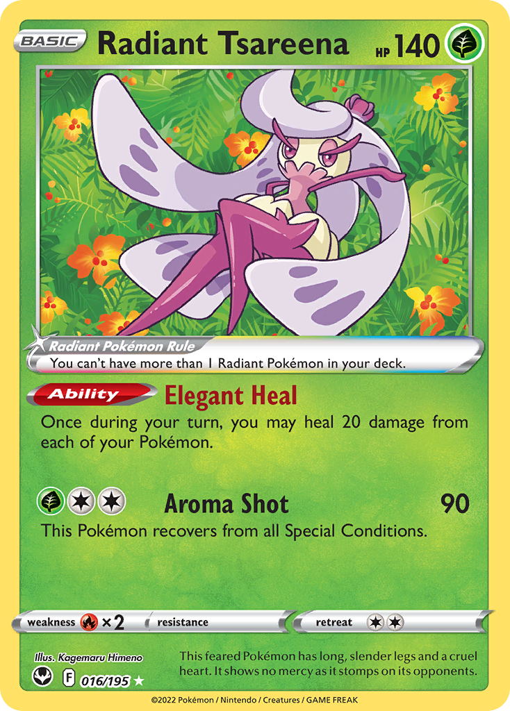 Radiant Tsareena - 016/195