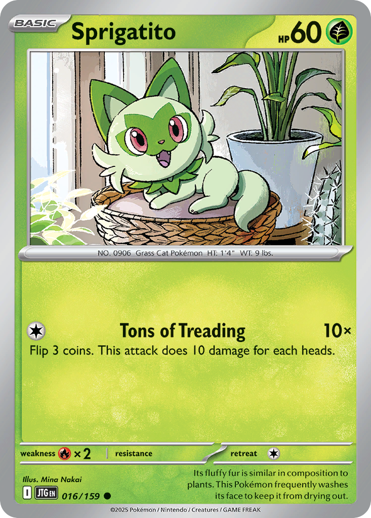 Sprigatito - 016/159 - Reverse Holofoil