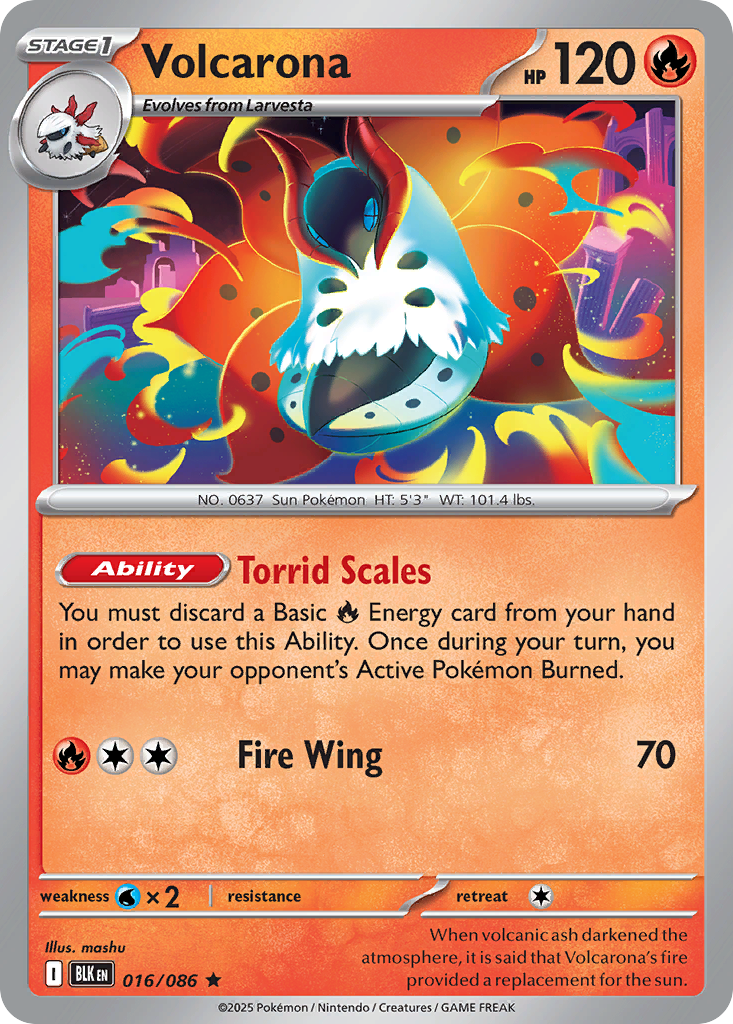 Volcarona (Master Ball Pattern) - 016/086
