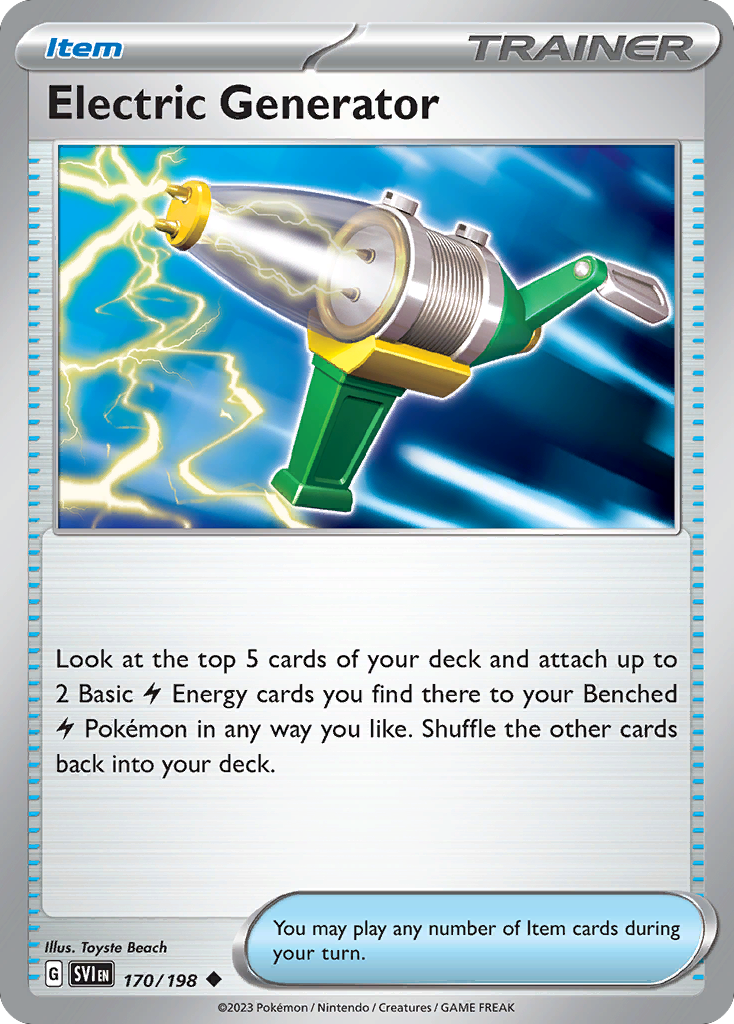 Electric Generator - 170/198 - Reverse Holofoil