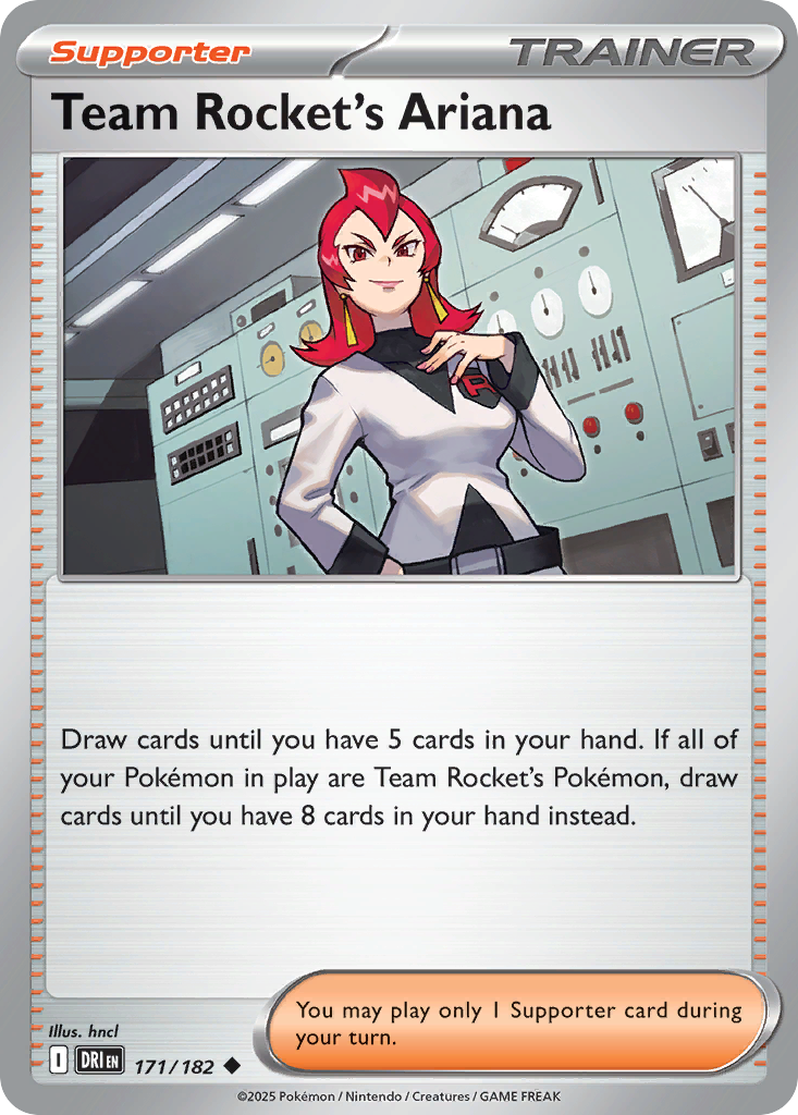 Team Rocket's Ariana  - 171/182 - Reverse Holofoil