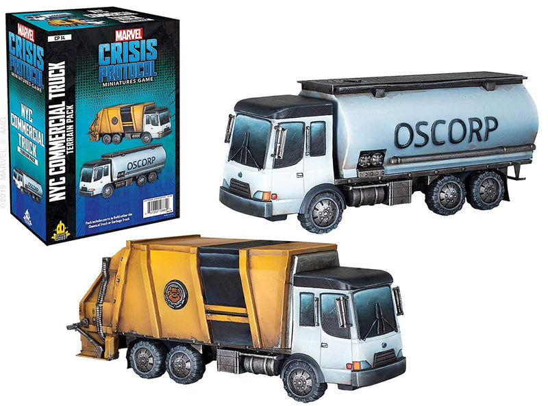 Marvel Crisis Protocol Miniatures Game - NYC Commercial Truck Terrain Pack