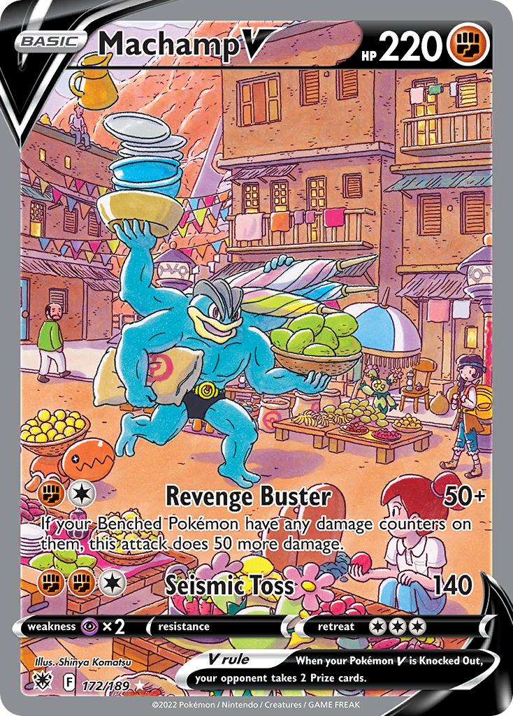Machamp V (Alternate Full Art) - 172/189