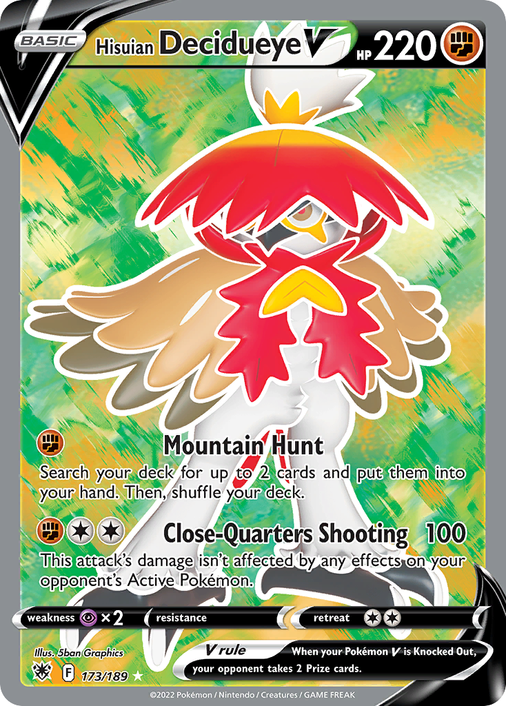 Hisuian Decidueye V (Full Art) - 173/189