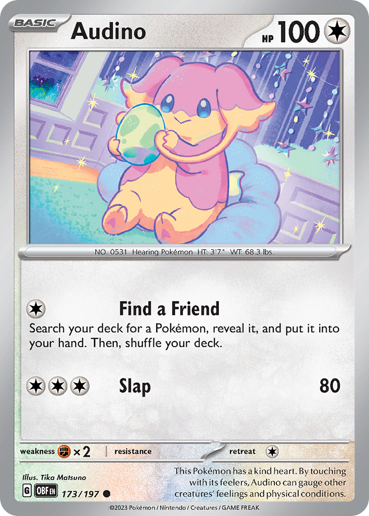 Audino - 173/197 - Reverse Holofoil