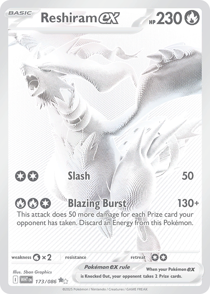 Reshiram ex  - 173/086