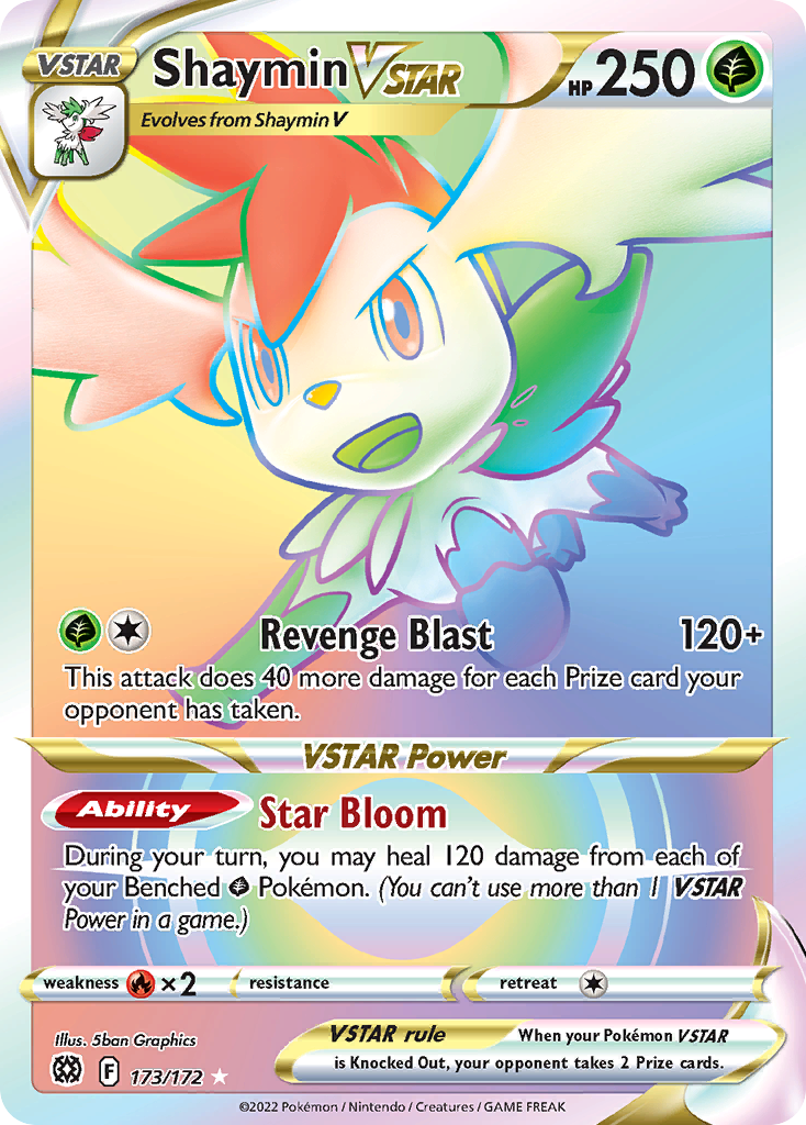 Shaymin VSTAR (Secret) - 173/172