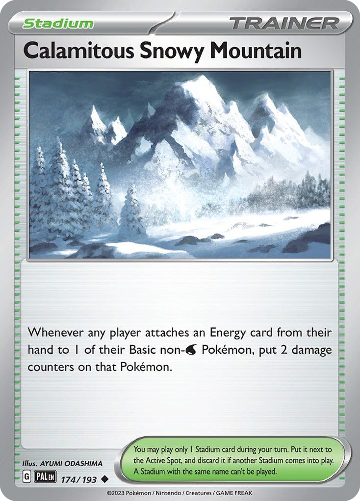 Calamitous Snowy Mountain - 174/193 - Reverse Holofoil