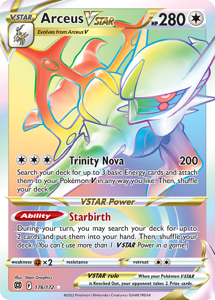 Arceus VSTAR (Secret) (176) - 176/172