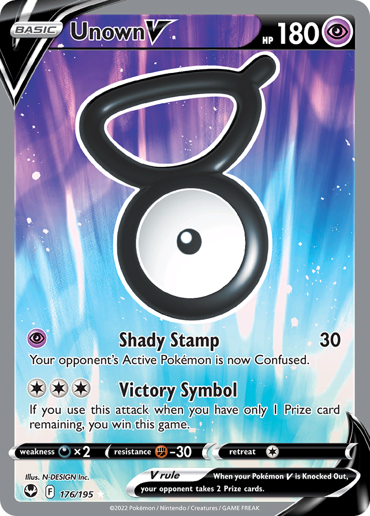 Unown V (Full Art) - 176/195