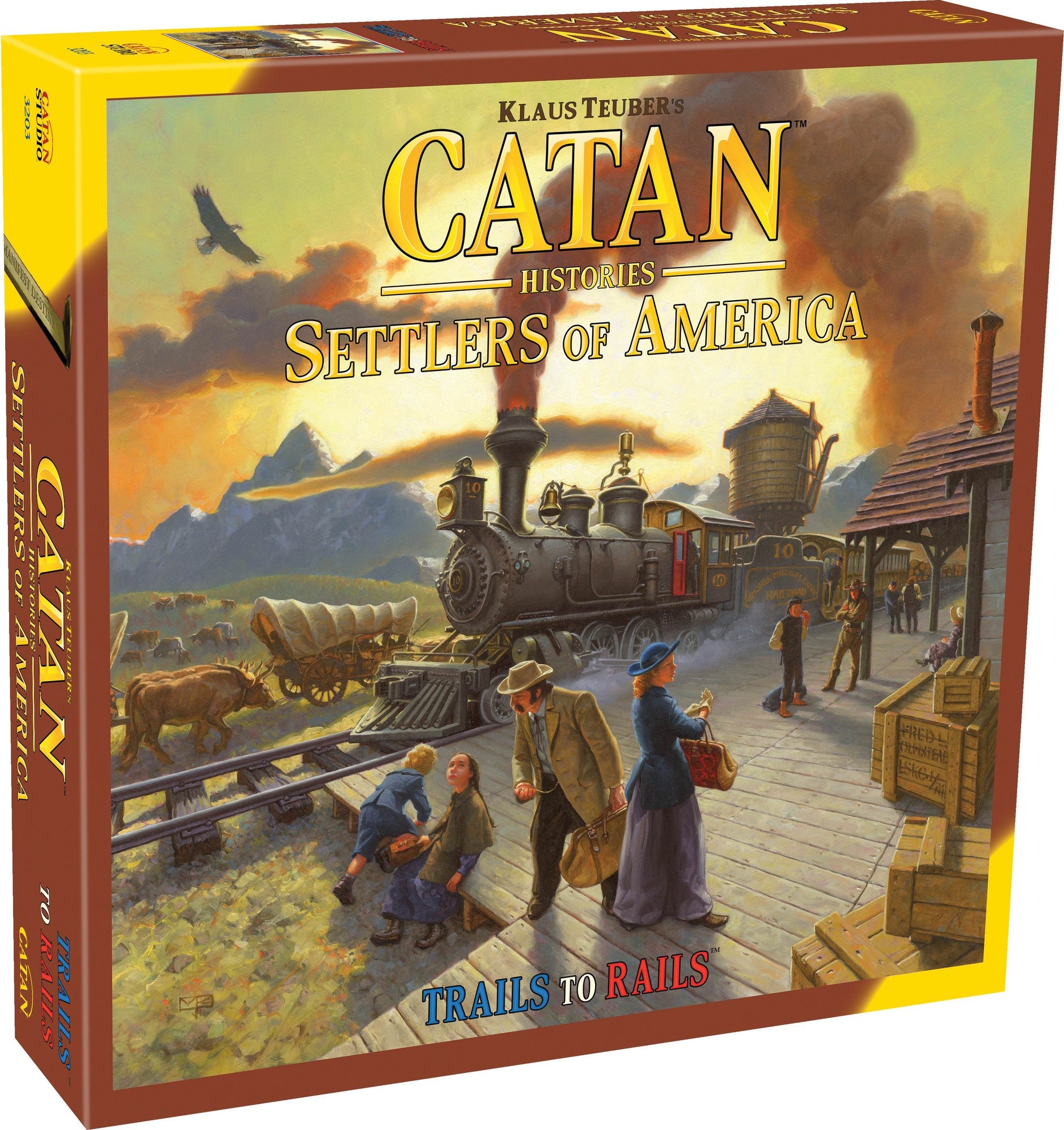 CATAN Histories Settlers of America Board Game