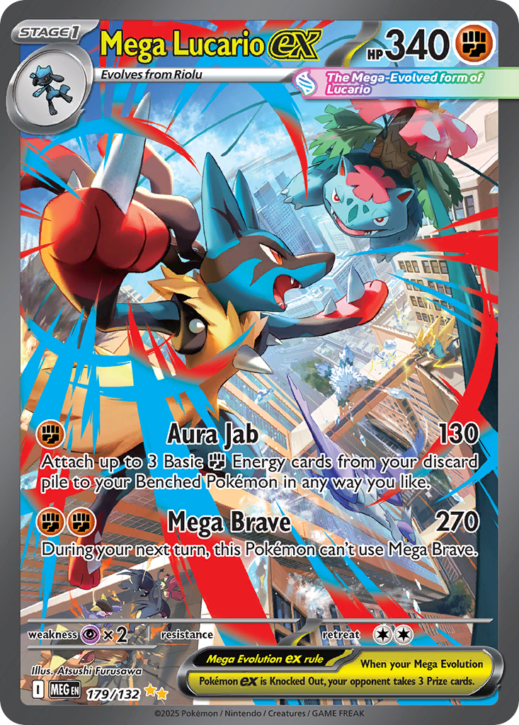 Mega Lucario ex  - 179/132