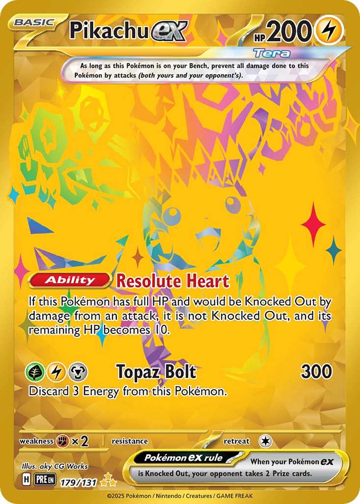 Pikachu ex  - 179/131