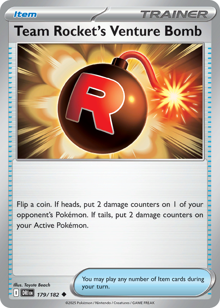 Team Rocket's Venture Bomb - 179/182