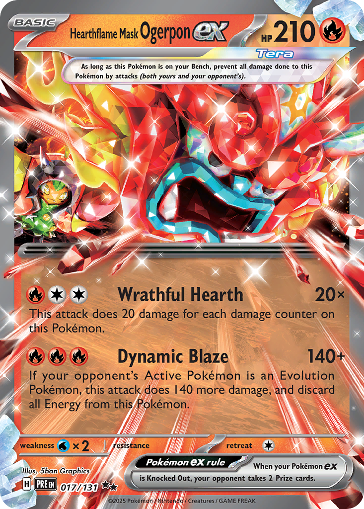 Hearthflame Mask Ogerpon ex  - 017/131